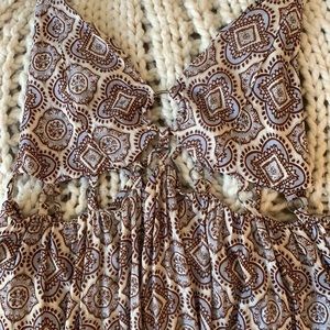Free People O-ring Cutout Maxi Dress XS